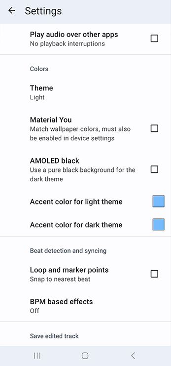 Scroll down to colors and click light theme