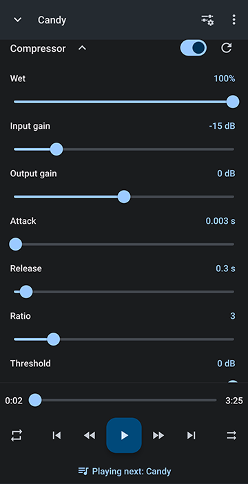 Compressor Audio Effect