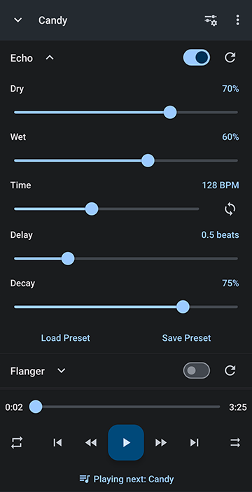 Echo Audio Effect