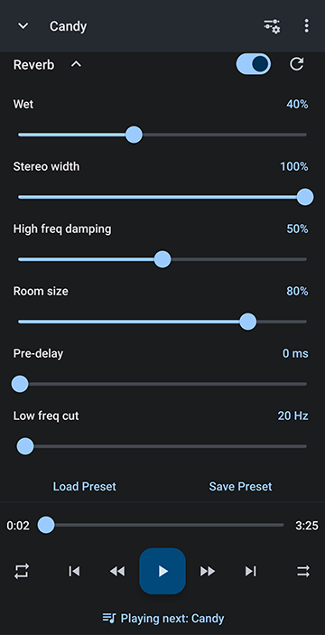 Reverb Audio Effect