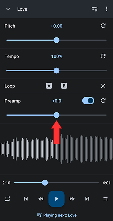 raise volume in video mp3 gain