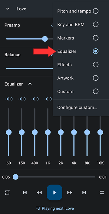 Select Equalizer