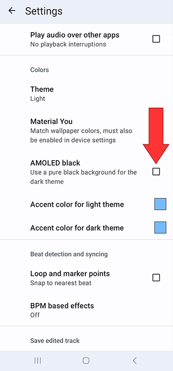 Pick AMOLED black background