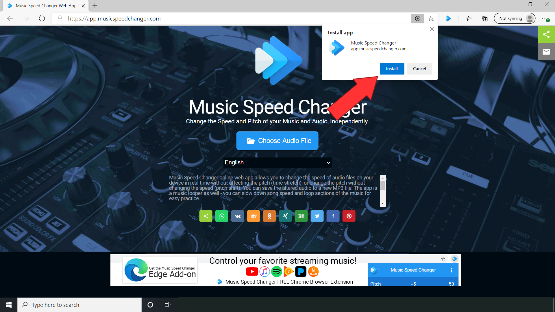 audio speed changer